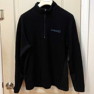 Roots Men's Size XL 100% Polyester Fleece Qtr Zip L/S Lightweight Sweatshirt.